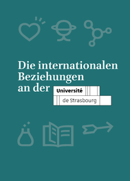 Deckblatt des Dokuments die internationalen Beziehungen an der Universität Straßburg