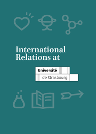 Cover of the document International relations at the University of Strasbourg